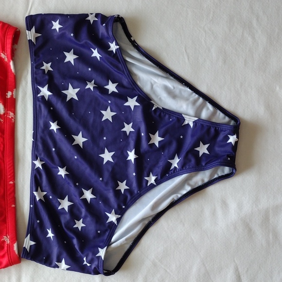 Adisputent high waist bikini womens XXL American flag - Picture 4 of 9